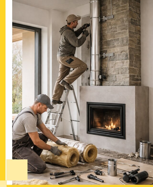 Монтаж дымоходов для каминов в Лабинске от 16086 р. ЭриданЛбк