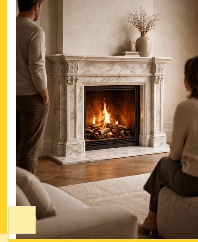 Мраморные камины под ключ в Лабинске от 268100 р. | ЭриданЛбк