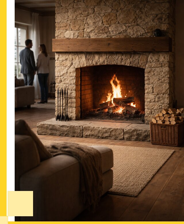 Открытые камины под ключ в Лабинске от 160860 р. ЭриданЛбк