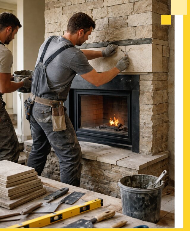 Проектирование и установка открытых каминов в Лабинске