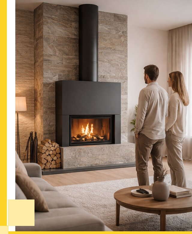 Закрытые камины под ключ в Лабинске от 128688 р., ЭриданЛбк