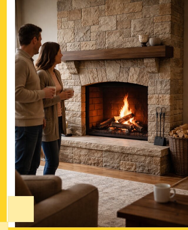 Каменные камины на заказ в Лабинске от 193032 р. | ЭриданЛбк