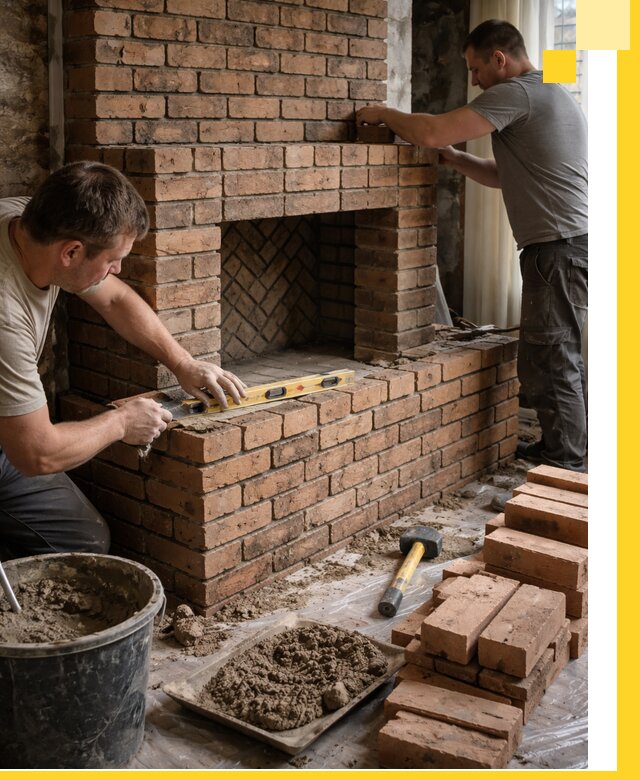 Изготовление и установка кирпичных каминов в Лабинске