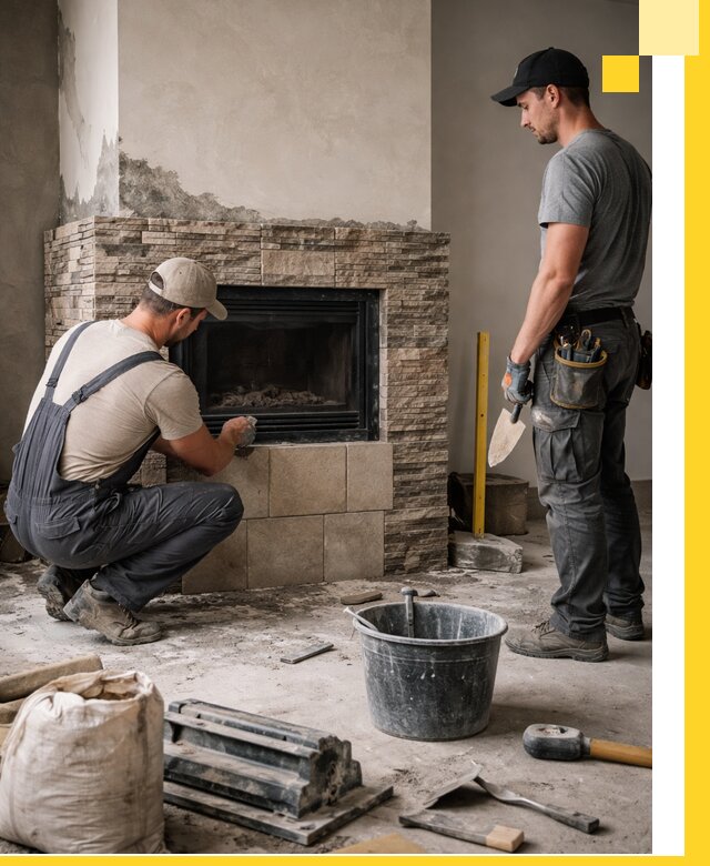 Камины под ключ в Лабинске: проект, изготовление и монтаж