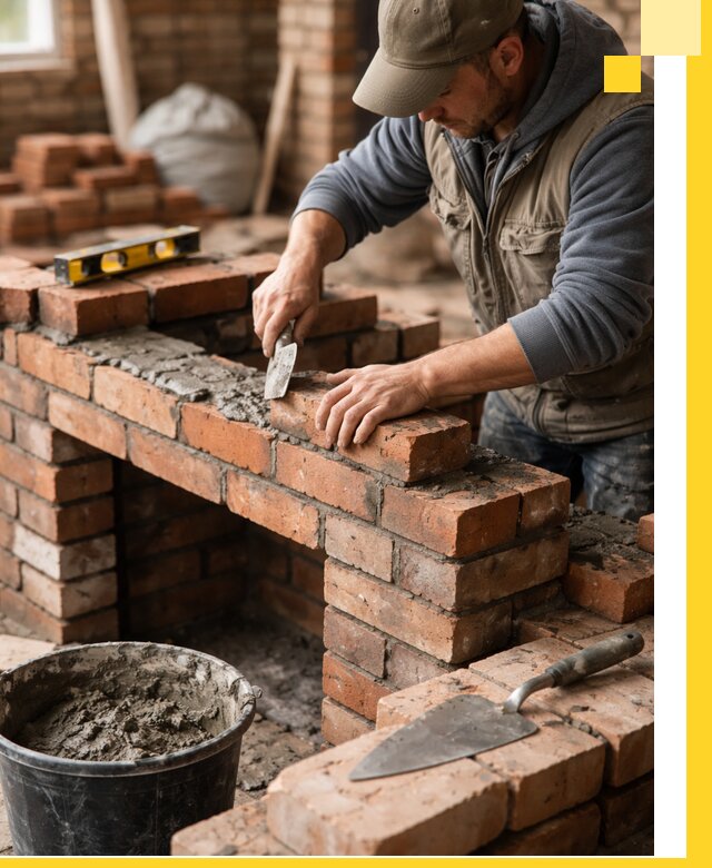 Кладка каминов под ключ в Лабинске профессиональная отделка и монтаж