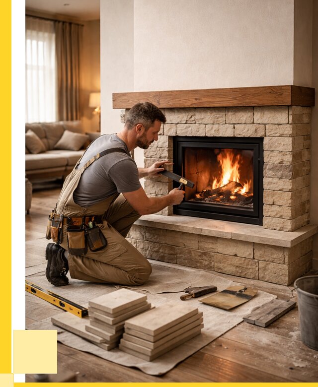 Строительство каминов в Лабинске от 160860 р., ЭриданЛбк - под ключ