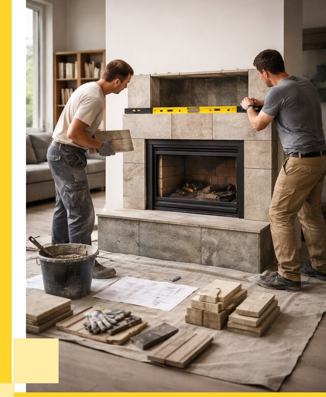 Монтаж каминов и установка в Лабинске от 48258 р. | ЭриданЛбк