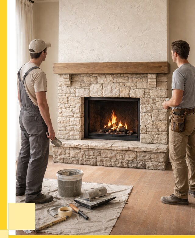 Отделка каминов в Лабинске от 6971 р. под ключ | ЭриданЛбк