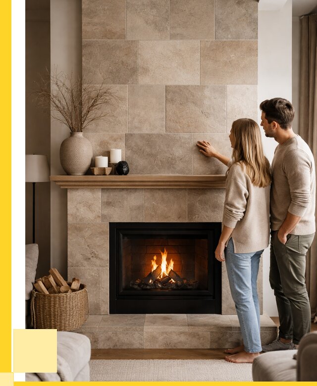 Облицовка каминов керамогранитом в Лабинске от 4826 р. | ЭриданЛбк