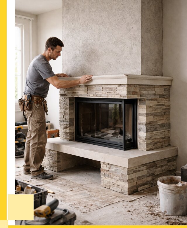 Изготовление каминов под ключ в Лабинске от 160860 р. | ЭриданЛбк