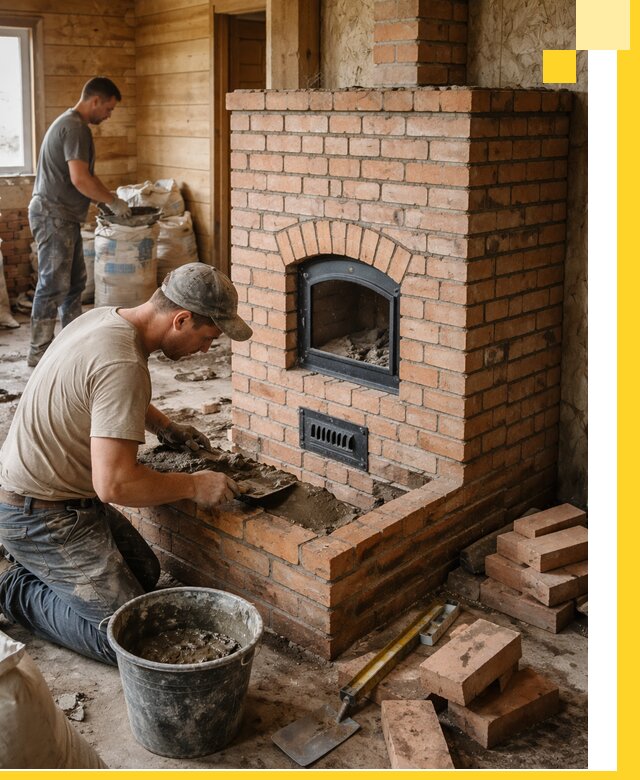 Профессиональное строительство печей в Лабинске под ключ