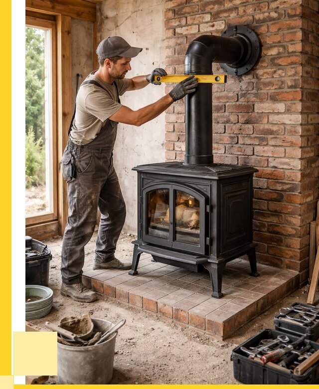 Монтаж печей установка банной печи в Лабинске от 16086 р. | ЭриданЛбк