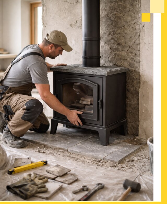 Профессиональный монтаж печей и каминов в Лабинске под ключ