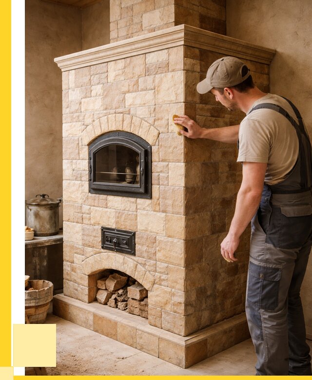 Облицовка печей в Лабинске от 4826 р. под ключ | ЭриданЛбк