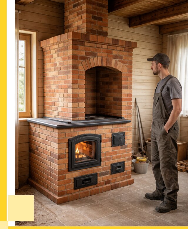 Кирпичные печи в Лабинске: купить от 160860 р. | ЭриданЛбк