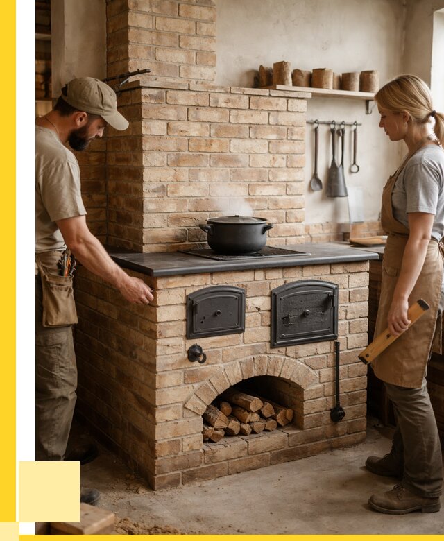 Варочно отопительные печи в Лабинске от 96516 р. | ЭриданЛбк