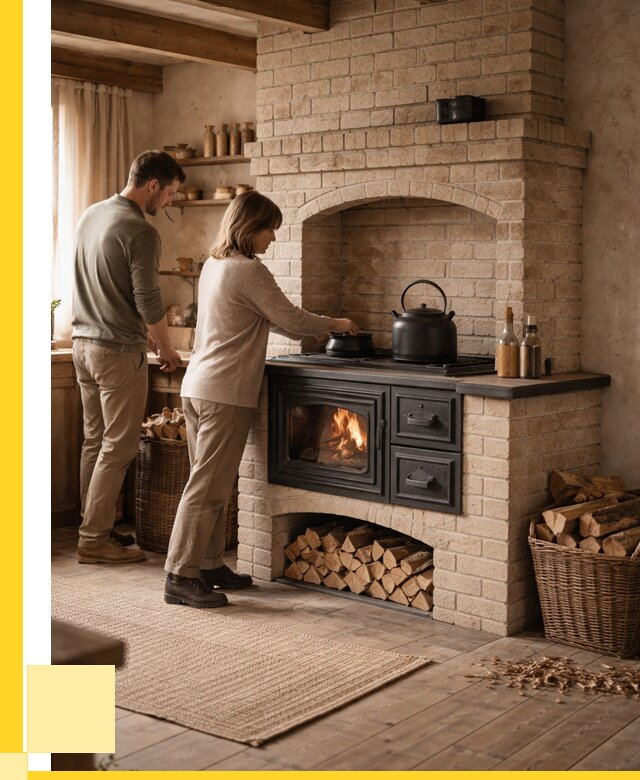 Печи с плитой в Лабинске от 48258 р. | ЭриданЛбк — кирпичная печь