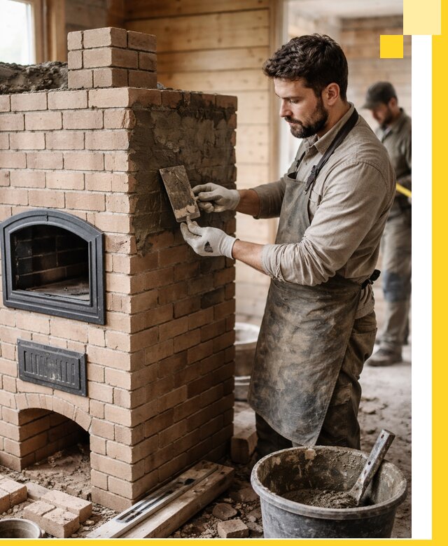 Изготовление и установка печей-шведок под ключ в Лабинске