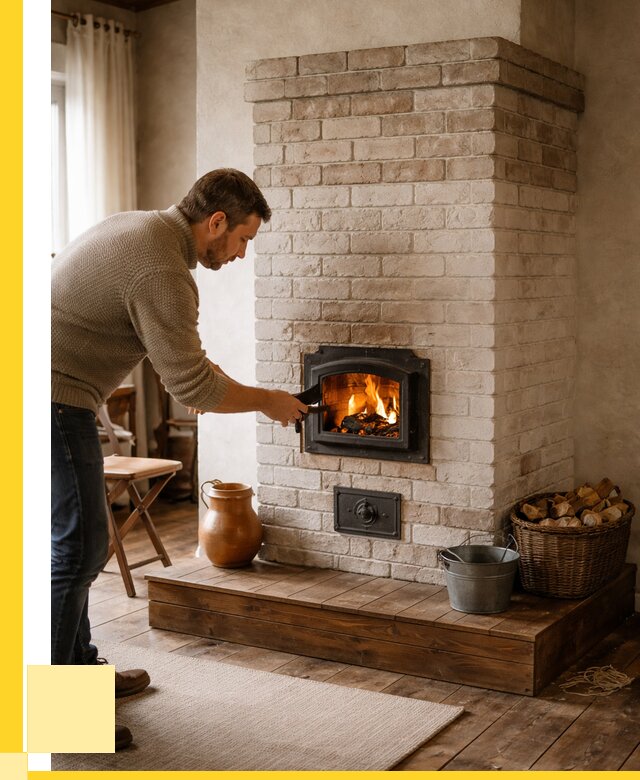 Печь голландка из кирпича в Лабинске от 91154 р. | ЭриданЛбк