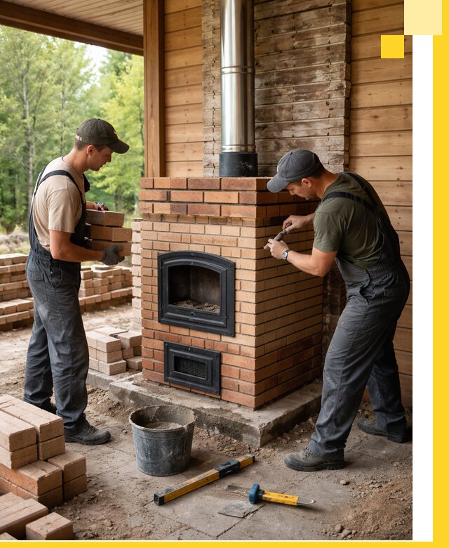 Производство и установка дачных печей под ключ в Лабинске