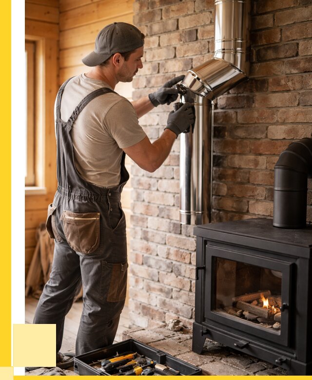 Монтаж дымоходов для печей в Лабинске от 8043 р. | ЭриданЛбк