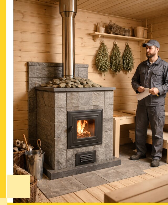 Печи для бани под ключ в Лабинске от 128688 р. | ЭриданЛбк