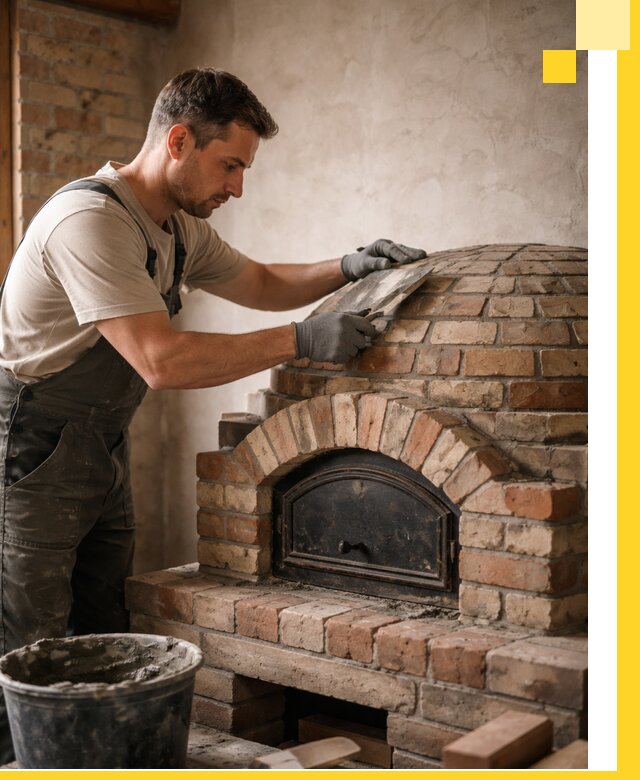 Изготовление и монтаж помпейских печей на заказ в Лабинске