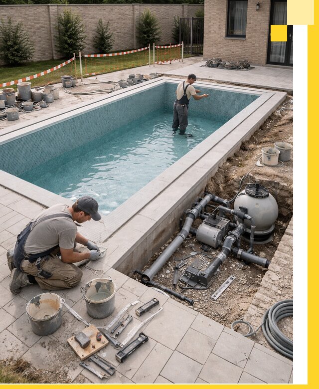 Строительство бассейнов под ключ в Лабинске: проекты и монтаж