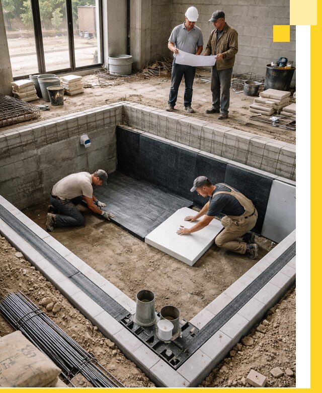 Проекты частных и общественных бассейнов под ключ в Лабинске