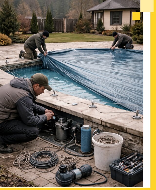 Консервация бассейнов в Лабинске: подготовка к длительному хранению