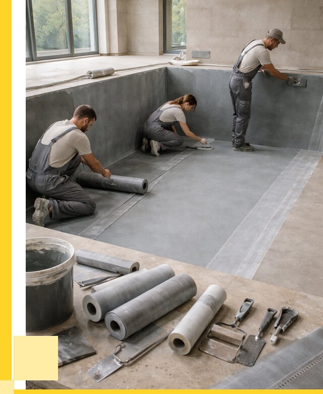 Гидроизоляция бассейнов в Лабинске от 2145 р., ЭриданЛбк