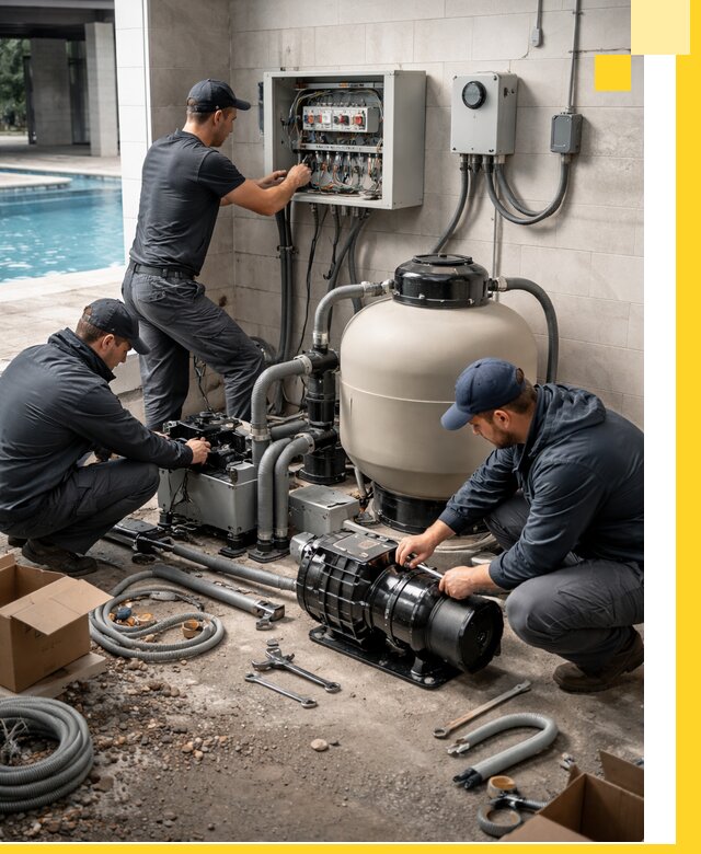 Профессиональный монтаж оборудования для бассейнов в Лабинске