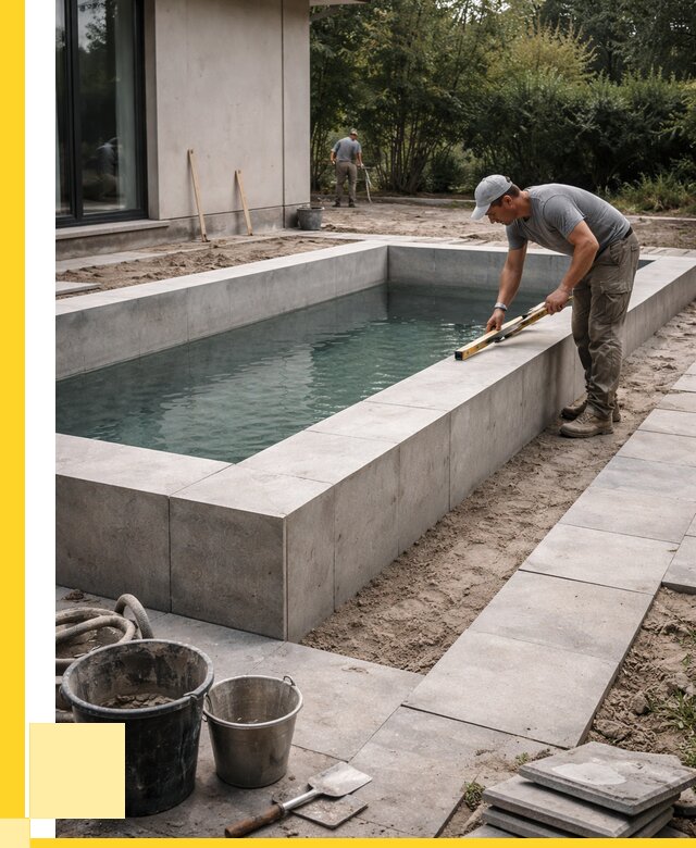 Строительство бетонного бассейна в Лабинске от 1286880 р. | ЭриданЛбк