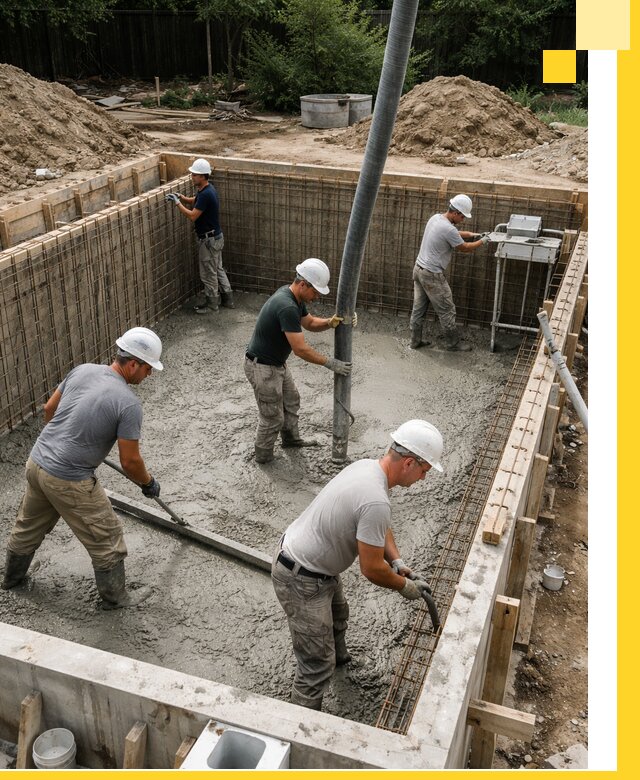 Строительство бетонных бассейнов под ключ в Лабинске