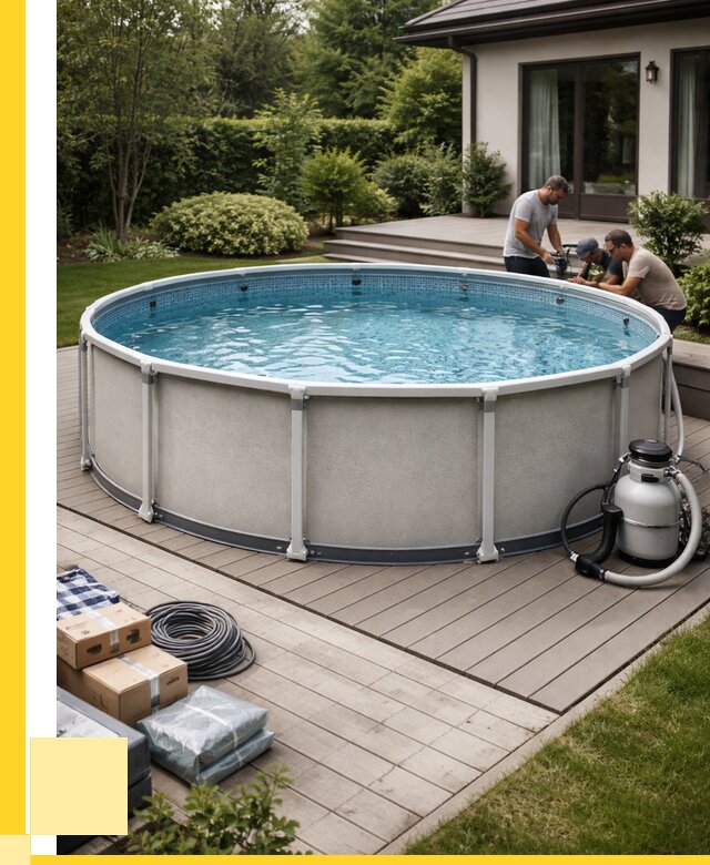 Купить каркасные бассейны в Лабинске от 48258 р. | ЭриданЛбк