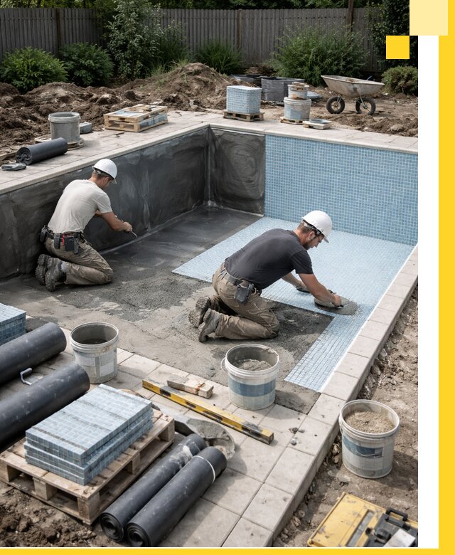 Проектирование и строительство стационарных бассейнов в Лабинске