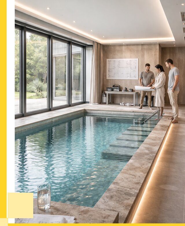 Закрытые бассейны под ключ в Лабинске от 2681000 р. | ЭриданЛбк