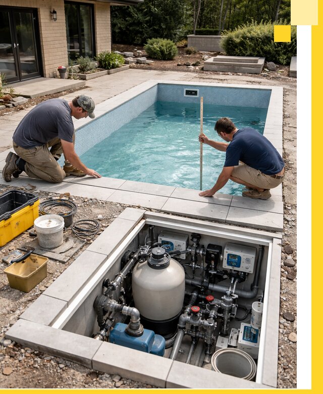 Строительство качественных домашних бассейнов под ключ в Лабинске