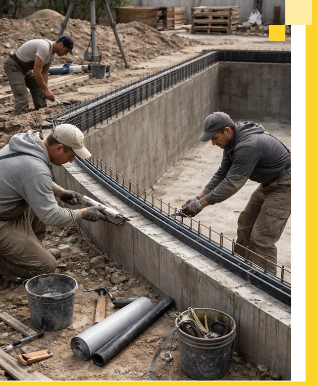 Качественный монтаж чаши бассейна в Лабинске под ключ с гарантией