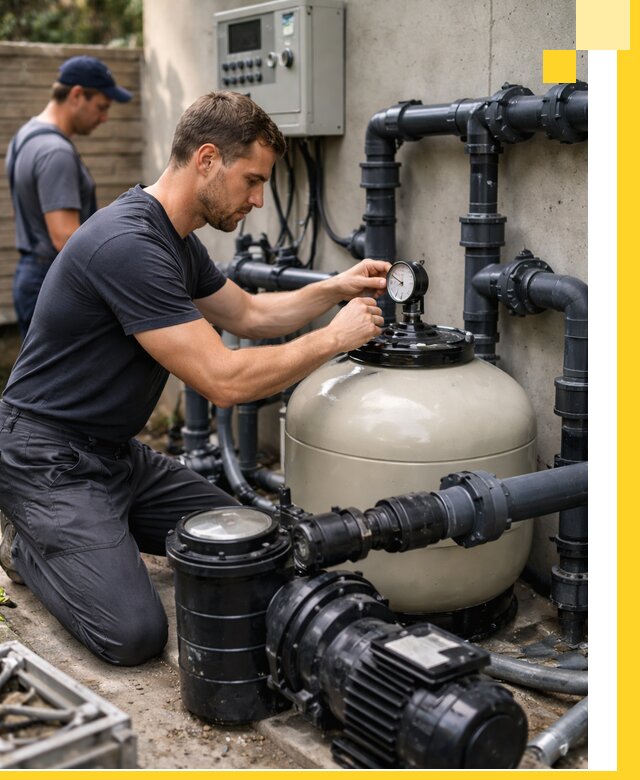 Поставка и монтаж фильтровального оборудования для бассейнов в Лабинске