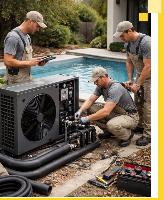 Проектирование и установка тепловых насосов для бассейнов в Лабинске