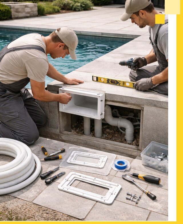 Поставка и установка скиммеров для бассейнов в Лабинске