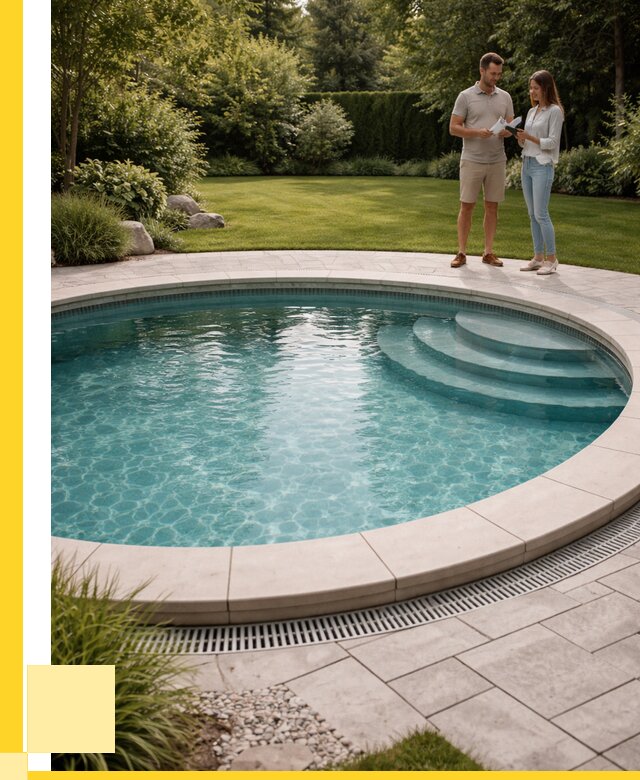 Круглые каркасные бассейны купить в Лабинске от 268100 р. | ЭриданЛбк