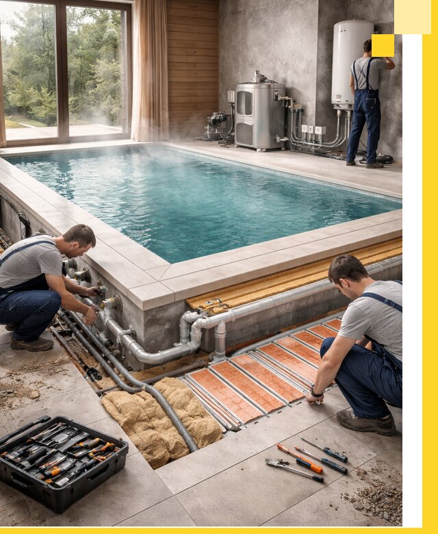 Проектирование и строительство тёплых бассейнов в Лабинске