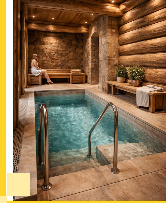 Аренда бани с бассейном в Лабинске от 1608600 р. | ЭриданЛбк