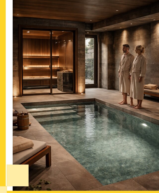 Сауна с большим бассейном в Лабинске от 1286880 р. ЭриданЛбк