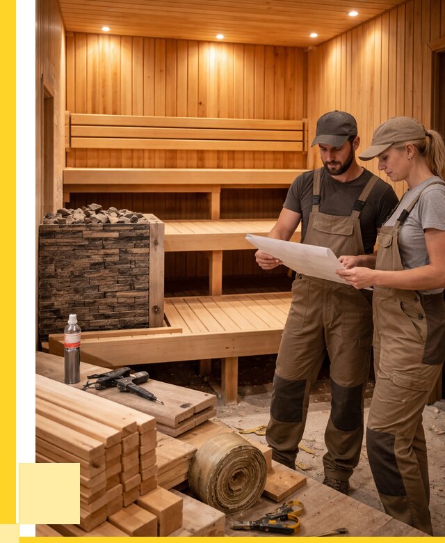 Строительство саун в Лабинске под ключ от 268100 р., ЭриданЛбк