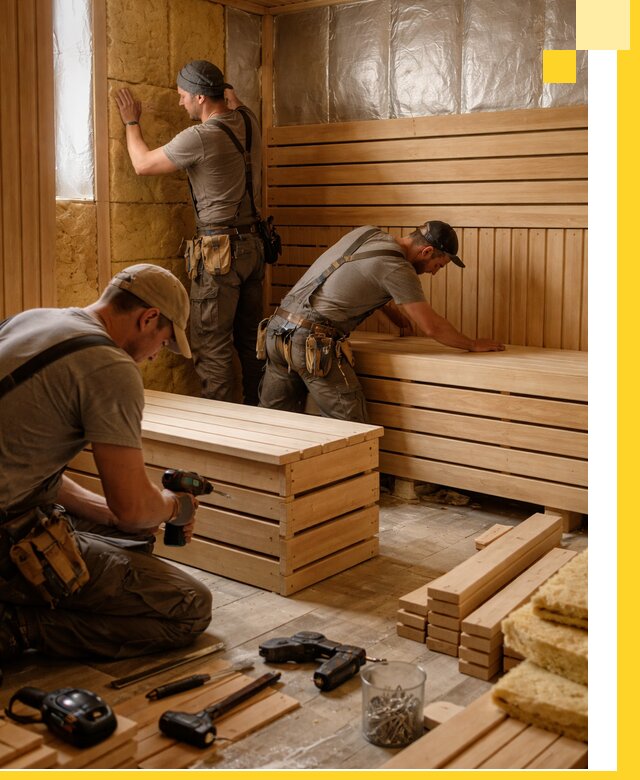 Профессиональное строительство саун под ключ в Лабинске