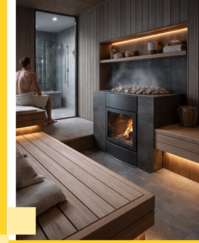 Проект сауны в частном доме в Лабинске от 37534 р. | ЭриданЛбк