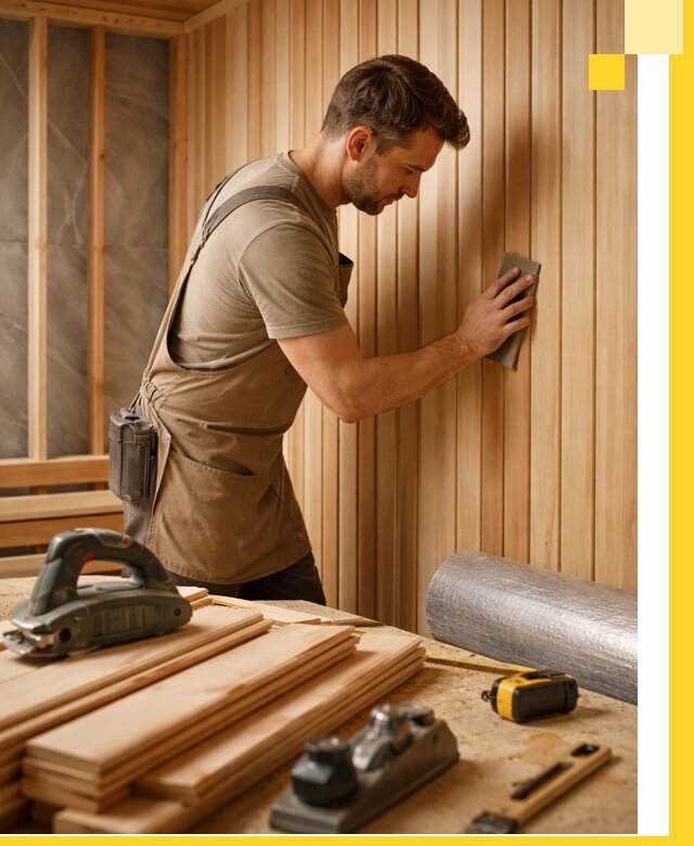 Профессиональная отделка саун и парных под ключ в Лабинске